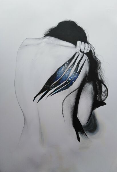 La morale su di me, il cosmo in me. - a Paint Artowrk by Nanta